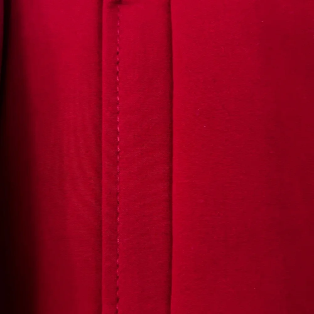 Worthington Red Pea Coat with Black Buttons - Picture 5 of 11